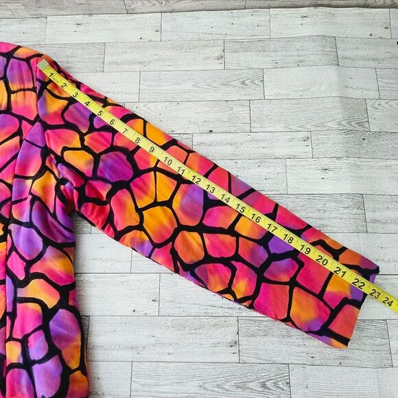 Aliki Yamani Creations Siesta 100% Silk Hand Painted Quilted Jacket Size Large - Picture 8 of 11